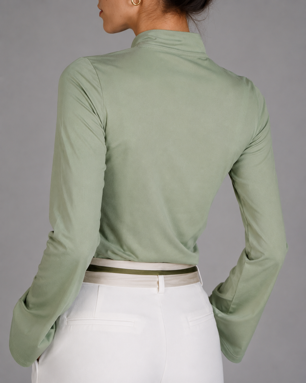 Chinese Neck Top - Mint