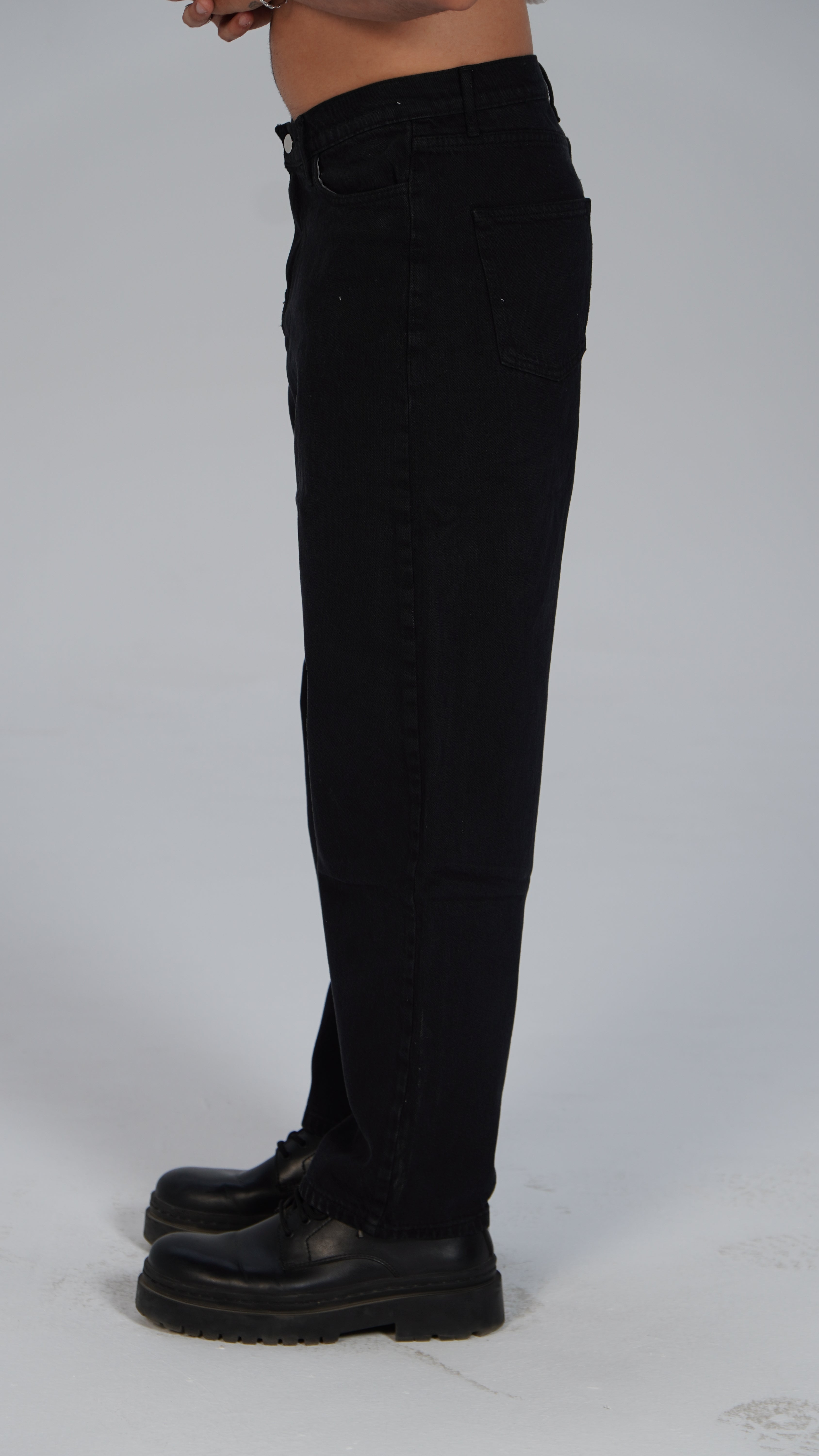 Straight Fit Denim - Black