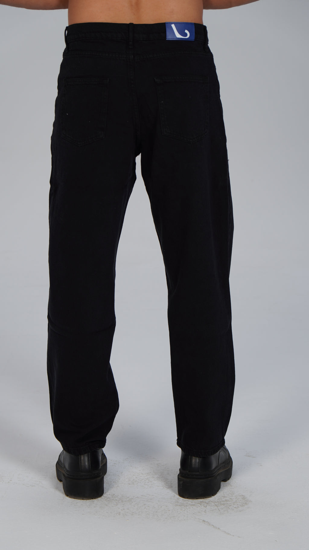 Straight Fit Denim - Black