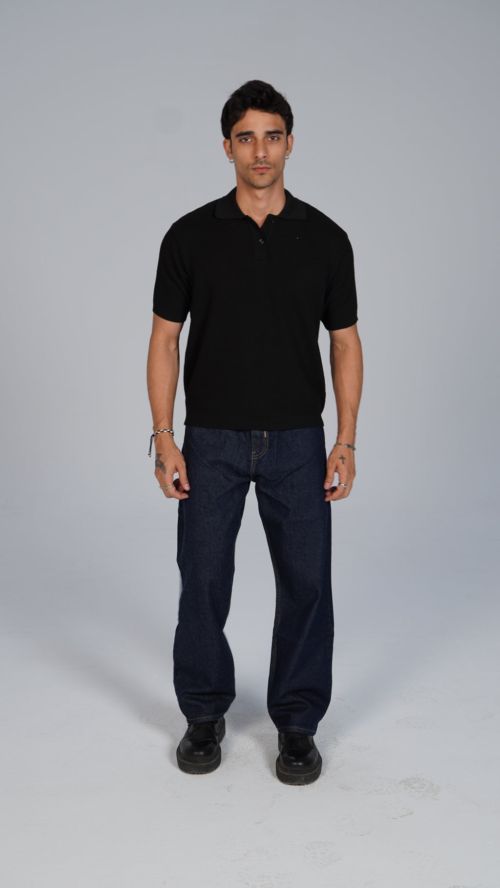 Straight Fit Denim - Navy
