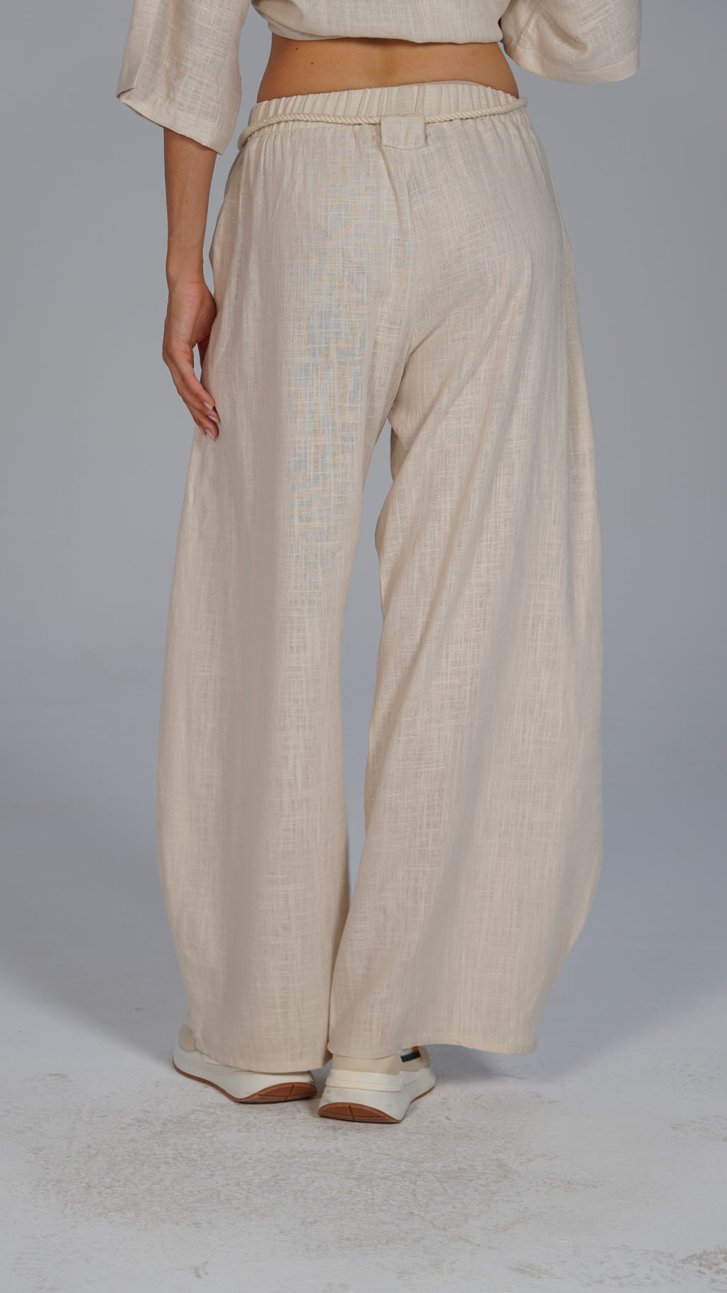 Linen Pants - Beige