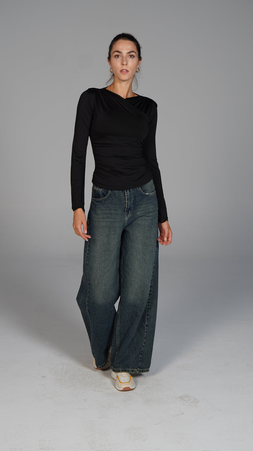 Long Sleeve Top - Black