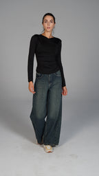 Long Sleeve Top - Black