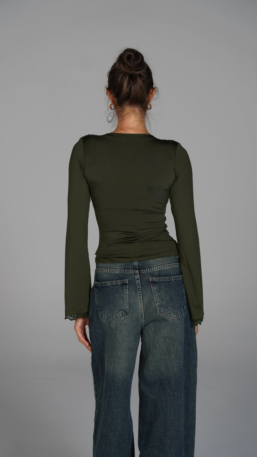 Long Sleeve Top - Olive